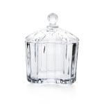 Heart crystal glass jewelry case box