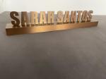 Versatile 3D Mirrored/Black Stainless Steel Wall Letters for Advertising and