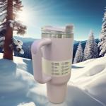 Thermal Insulation 40oz Water Cup with Handle for Adults Outdoor Tour Business