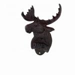 Home Decor Deer Head Brown Rust Cast Iron Bottle Opener