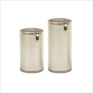 Wholesale Round Airless Jars Cosmetic Packaging Cylinder Airless Container from china suppliers