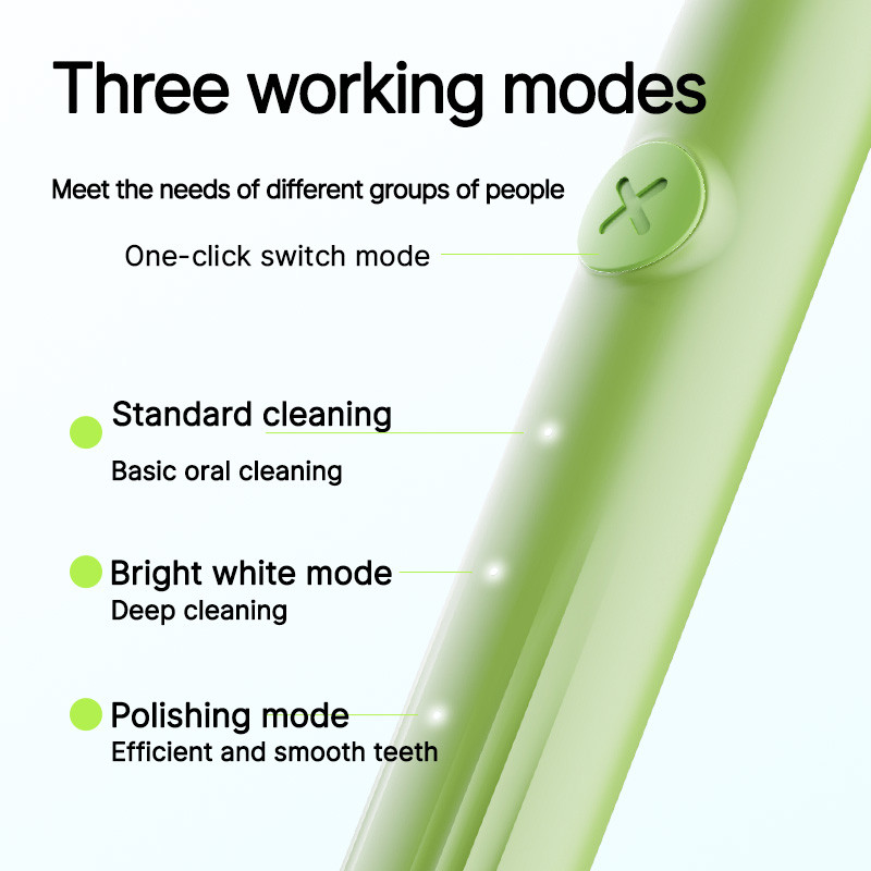 High-Quality Adult Electric Toothbrush Efficient Cleaning IPX7 Ultrasonic Electric Toothbrush
