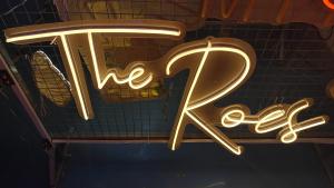 Wholesale AC240V Waterproof Square Backboard Neon Bar Signs The Rose Logo No Fragile from china suppliers