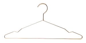 Wholesale Light Weight Anti Slip 42cm Chrome Metal Wire Hangers from china suppliers