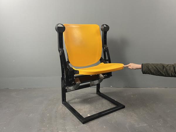 STUNITY UV resistant gas assisted PP plastic beam mounted stadium chair with