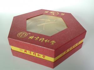Wholesale Hexagon Shape Personalized Rigid Gift Boxes, Luxury Food Packaging Box For Festival Gift from china suppliers