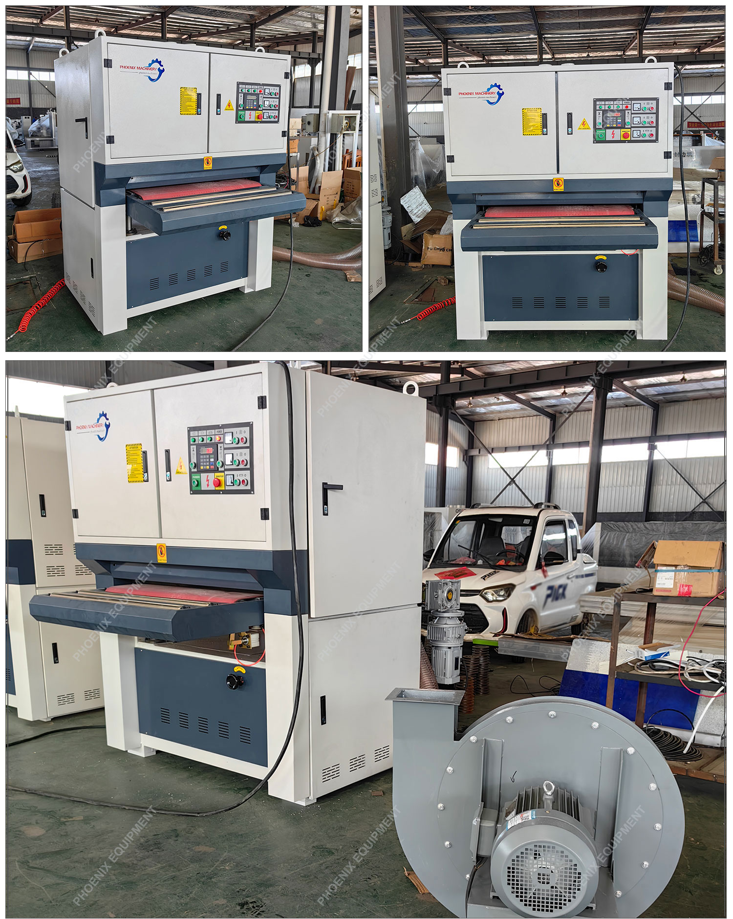 R-R1000 Solid Wood Flooring Sanding Machine with 1000mm Maximum Processing Board Width