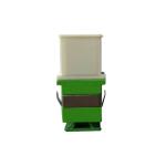 Plastic Transparent Shutter Material Fiber Optic Adapter with In Flange