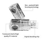 Cree 2pcs 6500K Door Projector Lights Wireless Logo Benz