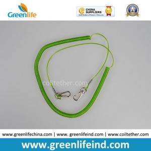 Wholesale Steel Inside Green Expanding Long Coiled Leash from china suppliers