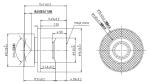 IPX9K Self Driving Car Camera Lens , 2MP/3MP，FEL3.34mm Wide Angle Lens，Ø6.9 High