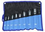 Monobloc spanner set 6-22mm zinc-plated steel 6/7mm, 8/9mm, 10/11mm, 12/13mm, 14