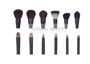 Wholesale 12Pcs Private Label Makeup Brushes Set Synthetic Cosmetic Brushes Wood Handle from china suppliers