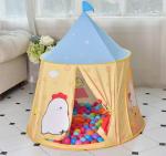 Small Polyester Tepee Pop Up Outdoor Camping Tents Kids Playing House H120XD116c