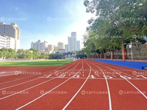 Wholesale WA Approved Class II ESP Prefabricated Running Track Sports Flooring Athletic Track YUUZ from china suppliers