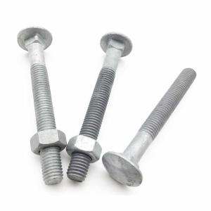 Wholesale Hot Dipped Galvanised Coach Bolts Carriage Bolt Hex Head Coach Bolts from china suppliers