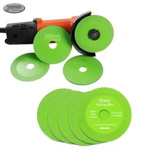 Wholesale 4 Inch 100 Mm Green Ultra-Thin Jade Glass Cutter Thin Diamond Marble Saw Blade Ceramic Tile Glass Cutting Disk For Glass from china suppliers
