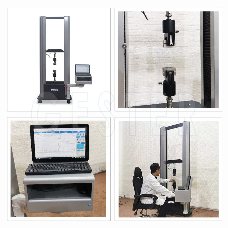 ASTM D 434 Stroke Resolution 0.001mm Universal Tensile Strength Tester 220V For Rubber
