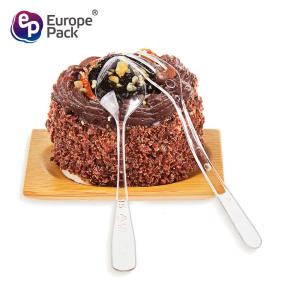 Wholesale Amazon top seller 2019 clear PS cute dessert disposable spoon fork set from china suppliers