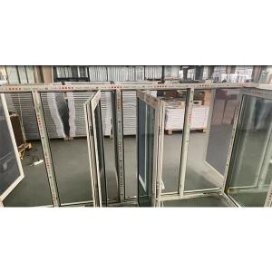 Wholesale PVC Triple Glazed French Casement Window Door Vinyl With Security Net from china suppliers