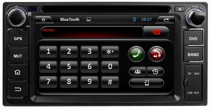 Ouchuangbo Android 4.2 Sat Nav DVD Radio for Toyota Vios Avanza 2003-2010 with GPS USB iPod OCB-6229C