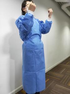 Wholesale Standard Disposable Blue Medical Surgical gowns-SMS--LEVEL 3 from china suppliers