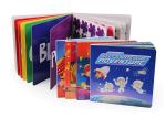 Degradable Childrens Book Printing Size 175 * 175 * 7mm 350g White Card Material