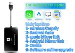 Wireless carplay Dongle for Carplay and android auto Radio by USB cable for