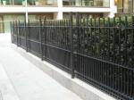 Powder Coated RAL 9001/Black Vertical Bar Fence