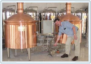 Wholesale Industrial Fermentation Tank Small Beer Brewery Equipment Red Copper Material from china suppliers