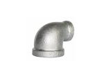 Plumbing 45 Degree Elbow Fitting , Malleable Iron Drain Pipe Elbow Long Span
