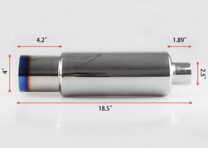 Wholesale N1 Style 2.5&quot; Inlet 4.0&quot; Outlet Toyota Exhaust Muffler from china suppliers