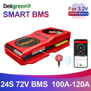 Wholesale Daly 24S 120A Bms For Li-On E-Bike Lifepo4 Battery Pack Bms With Fan from china suppliers