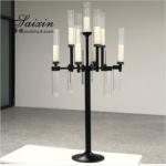 13 Arm Branch Glasses Metal Gold Candelabra Wedding Metal And Crystal Candelabra
