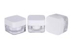 5ml Double Wall Pmma Empty Cream Containers Od 34mm