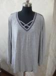 V Neck Womens Plus Size Dressy Tops Soft Touch 80% Polyester 20% Rayon