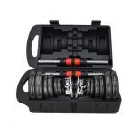 Black Painted Steel Colllars Dumbbell Barbell Set 15kg 20kg 30kg 50kg