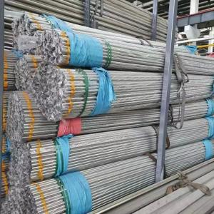 Wholesale Mirror Hairline Polished Stainless Steel Round Pipe ASTM A213 ISO9001 Tube from china suppliers