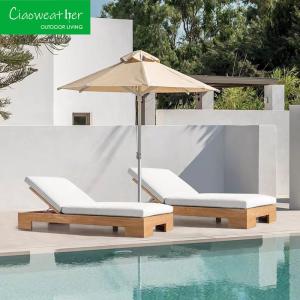 Wholesale Luxury Solid Wood Teak Sun Loungers for Hotel Restaurant Banquet Home and Coffee from china suppliers