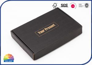 Wholesale Custom Design Logo 1c Black Print E-Flute Corrugated Mailer Box from china suppliers