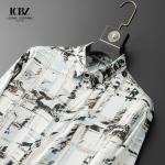 Customized Logo Mens Luxury Printed Cotton Plus Size Printed Long Sleeve Crop