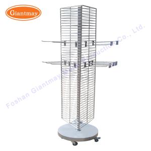 Wholesale Hair Floor Stand Shop Rotating Turntable Display Stands from china suppliers