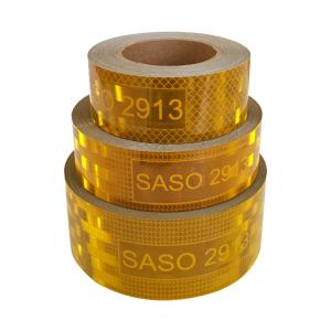 Wholesale Outdoor SASO 2913 Reflective Tape strips Yellow Orange OEM from china suppliers