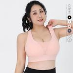 High Intensity Workout Plus Size Sports Bra Latex Pad Shock Resistant