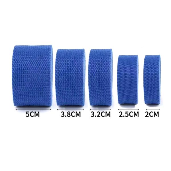 Dansky Custom Logo Polyester Cotton Webbing Straps Sustainable Plain Multi-Color Knitted Cotton Plain Webbing Tape for Bags
