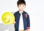 Boys Cardigan Sweater With Cotton Lining , Full Open Boys Zip Front Hoodie