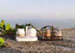 Disposable Plastic Shakers For Airline Salt And Black Pepper Seasonings