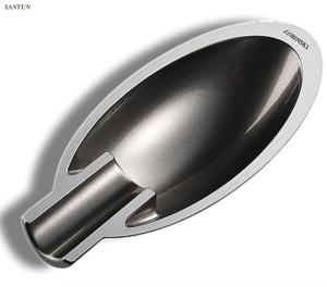 Wholesale Black Plated 165*35mm Reusable Portable Pocket Ashtray / Vintage Personal Ashtray from china suppliers