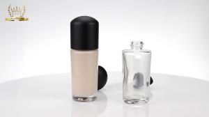 Wholesale 30ml Cosmetic Makeup Glass Lotion Bottle Liquid Foundation Bottle With Pump from china suppliers