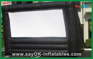 Wholesale Black Oxford Cloth Airblown Inflatable Outdoor Movie Screen For Commercial Advertising from china suppliers